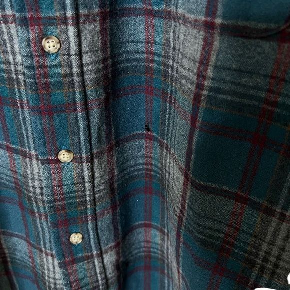 VTG Pendleton Wool Button Down USA Mens Large - Picture 5 of 5